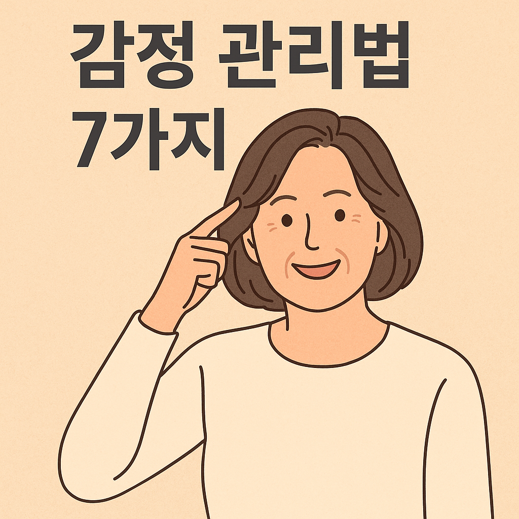 실버 강사 감정 관리법 7가지