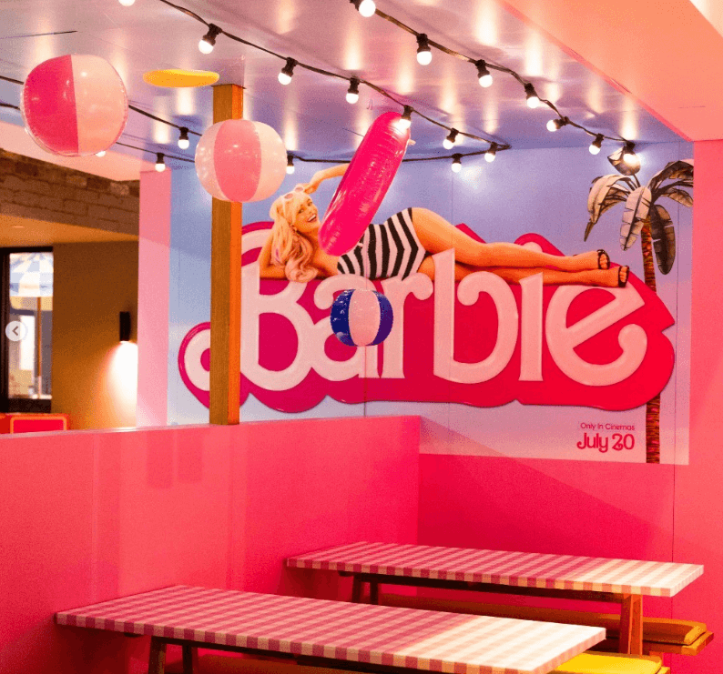 바비 핑크 버거 그릴디