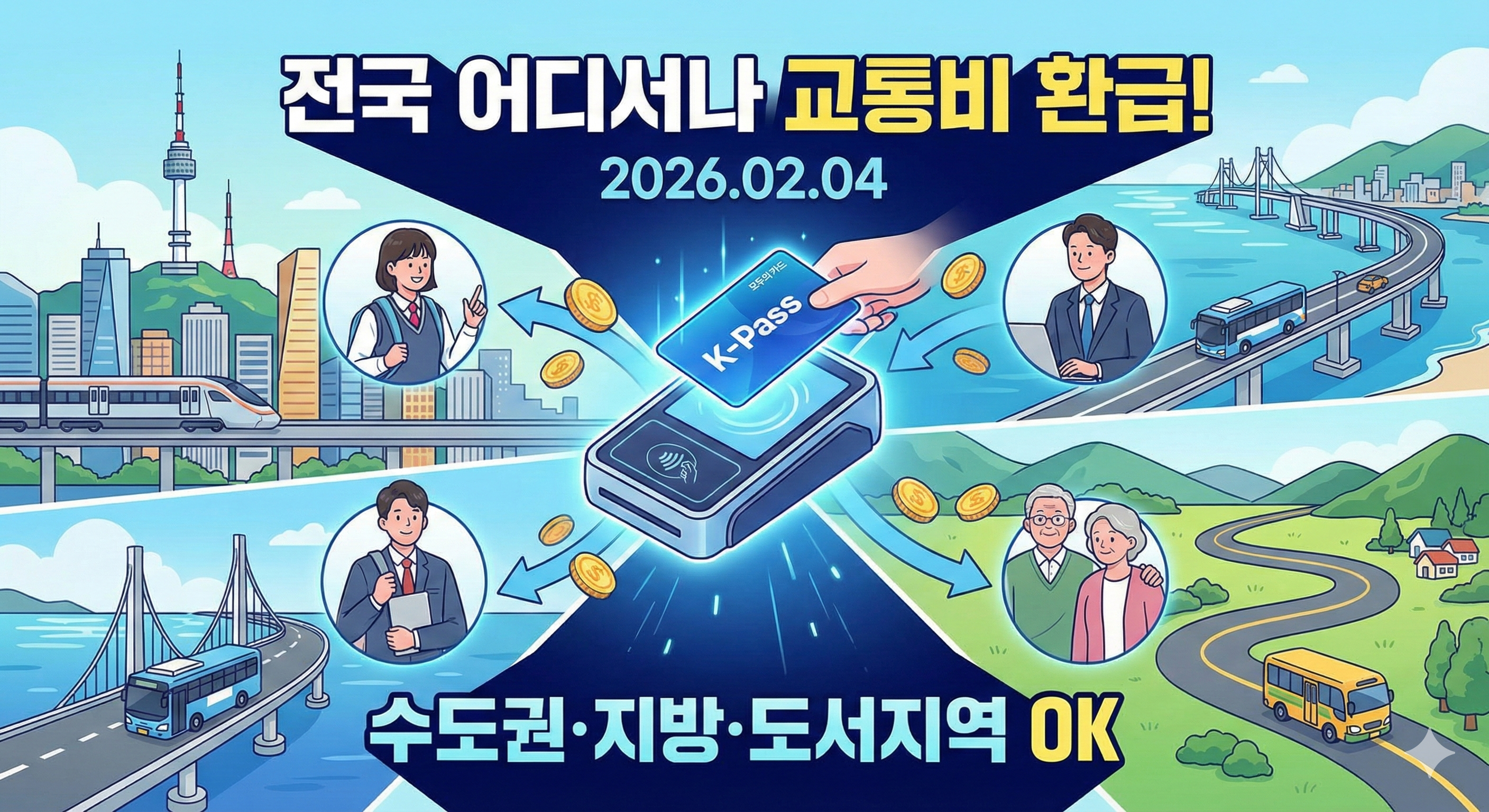 2026년 모두의 카드 K패스 교통비 환급 혜택 안내