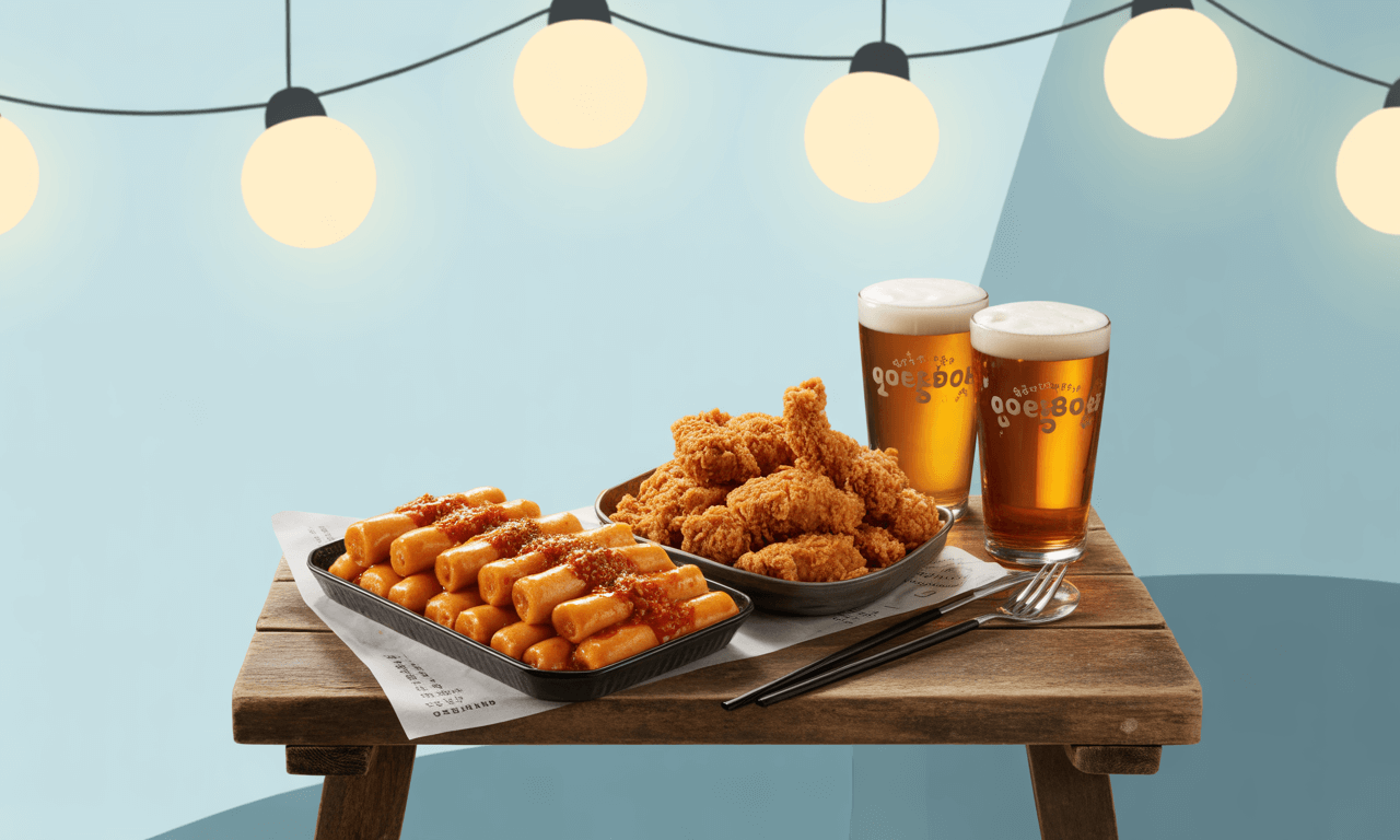 오산야맥축제-맥주-치킨-떡뽁이-모습