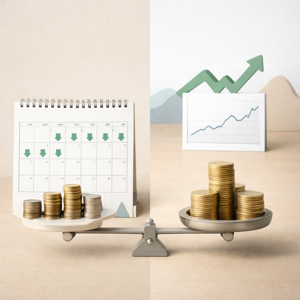 S&P500 적립식 vs 일시금, 변동성 체감 줄이고 리밸런싱 주기까지 ‘실전’으로 정리