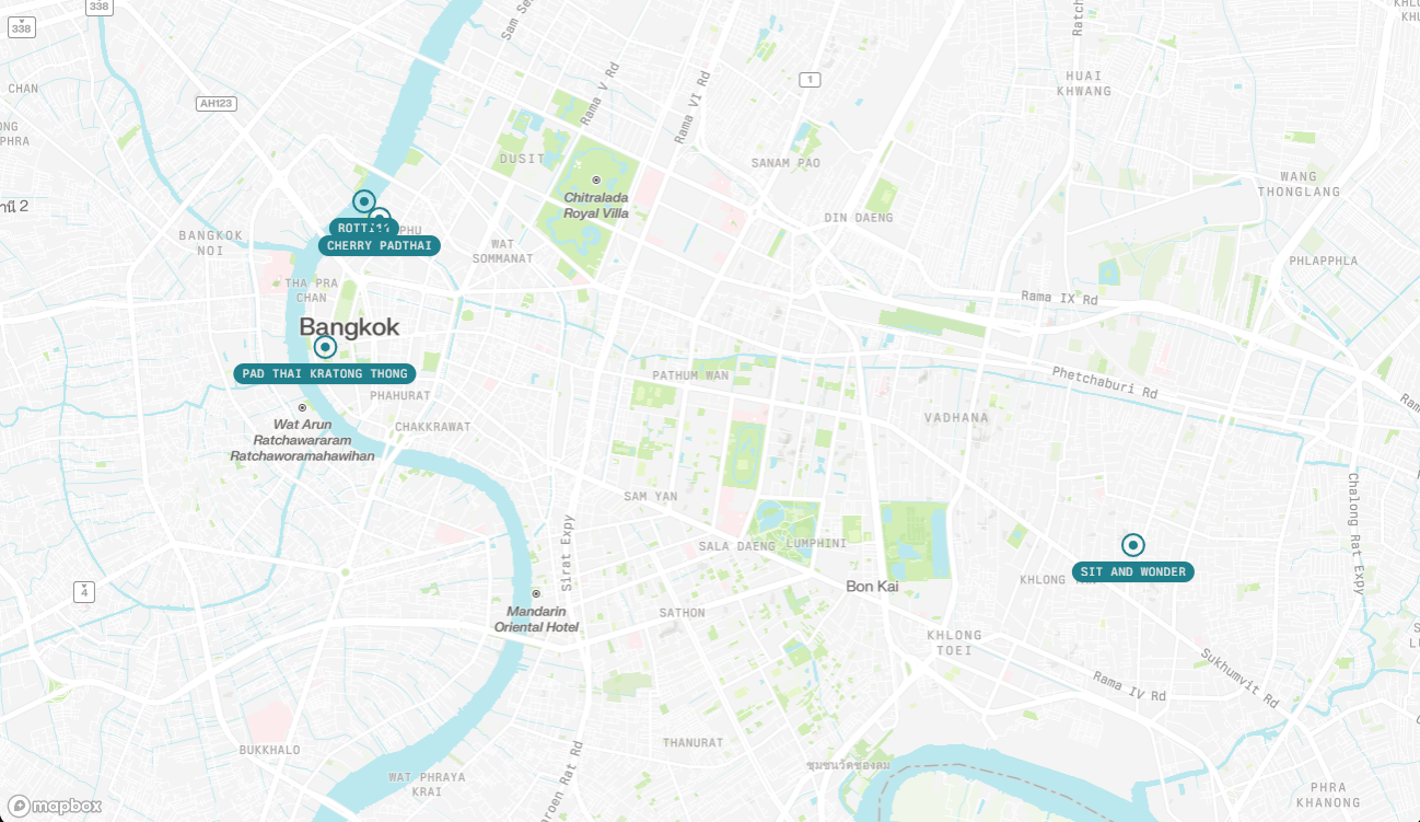 방콕 맛집 지도