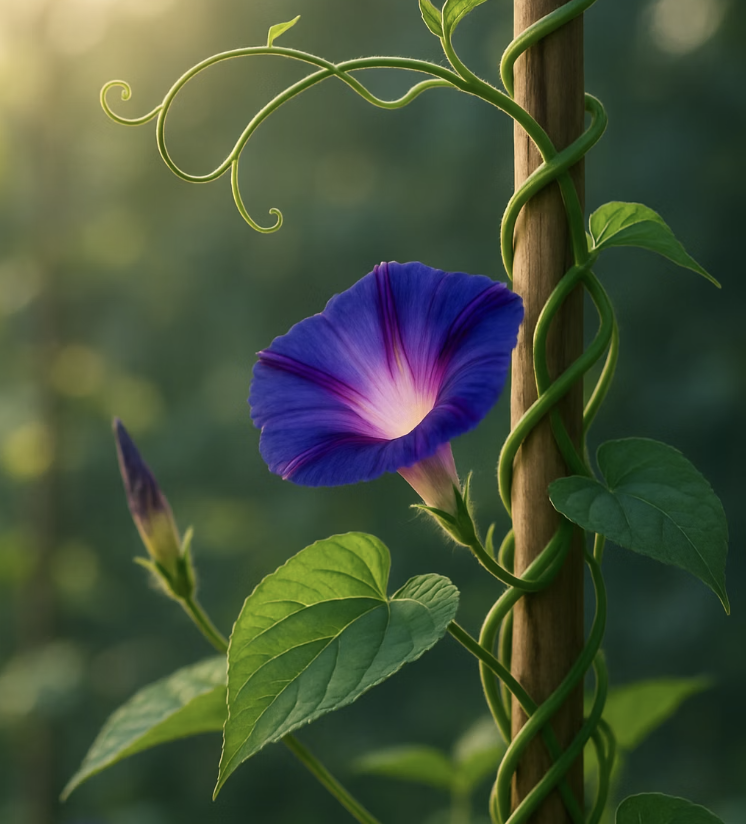 타고 올라갈 길을 미리 만들어주기