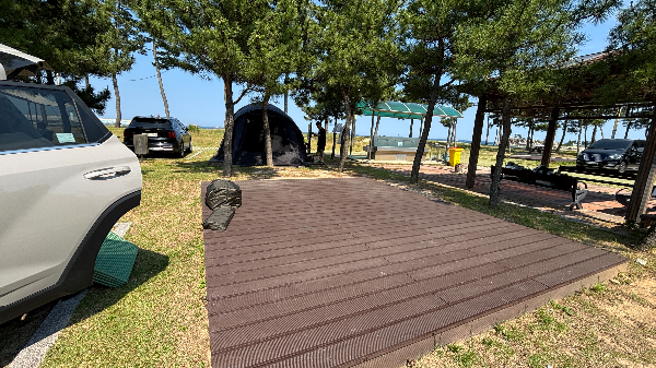 백도해수욕장 오토캠핑장