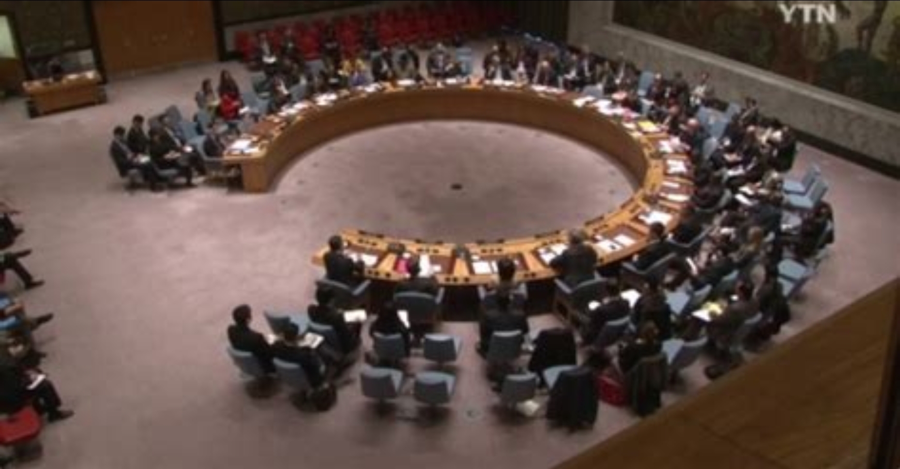 유엔 총회 표결 장면