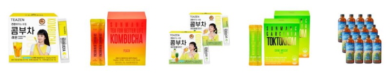 콤부차 제품