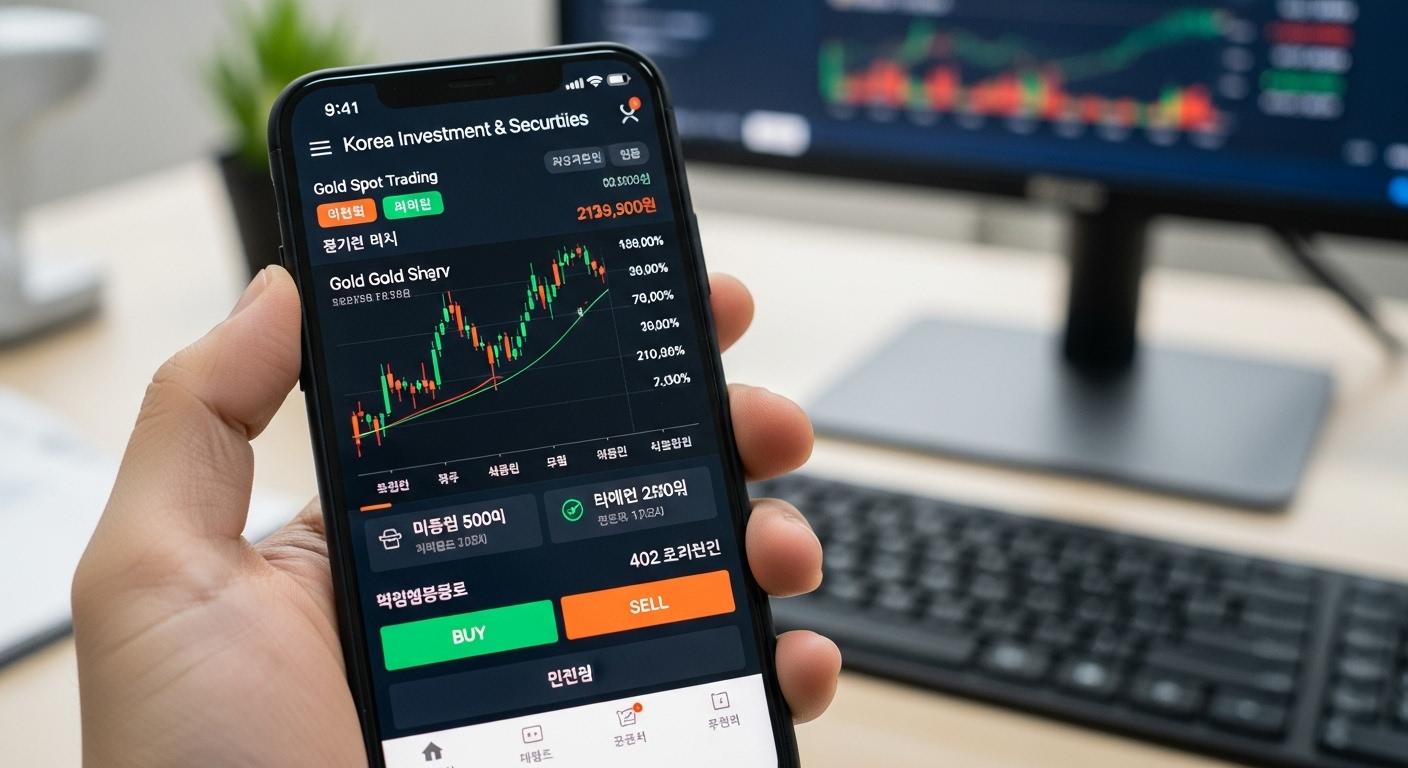 한국투자증권 금현물 거래 방법
