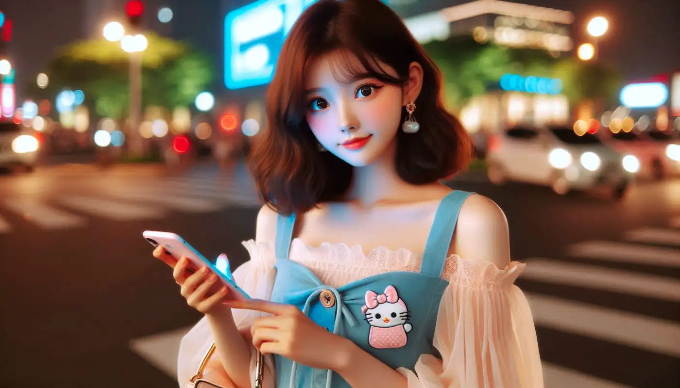 사진-번역-어플-사용법으로-사용하는-여성의-모습