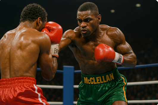 제랄드 맥클래런의 경기장면