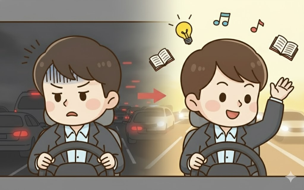 출퇴근길 ChatGPT 활용 일러스트 이미지