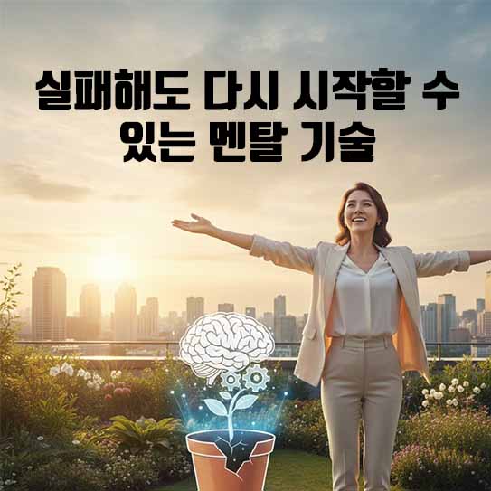 실패해도 다시 시작할 수 있는 멘탈 기술