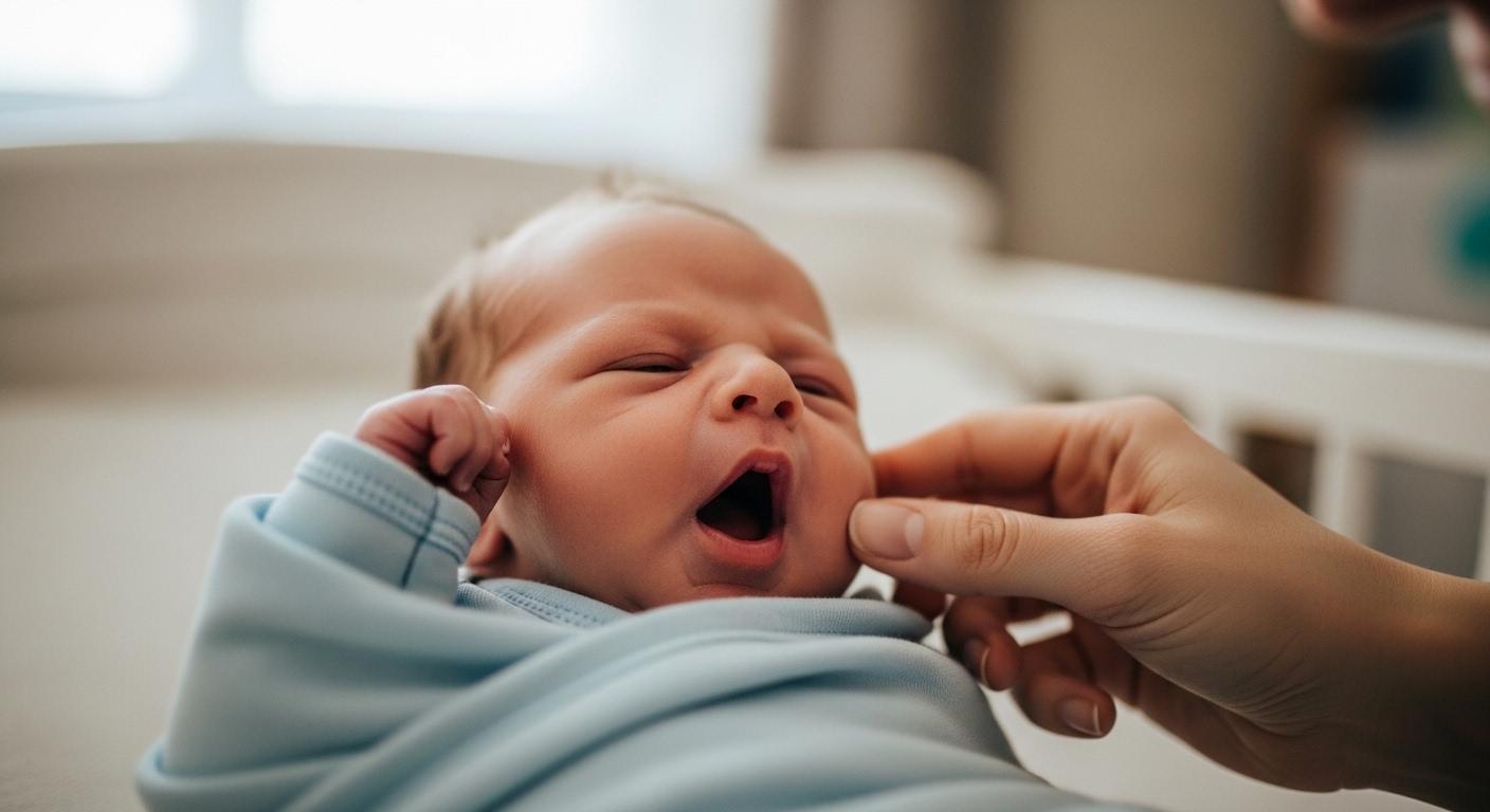 신생아 깨우는법