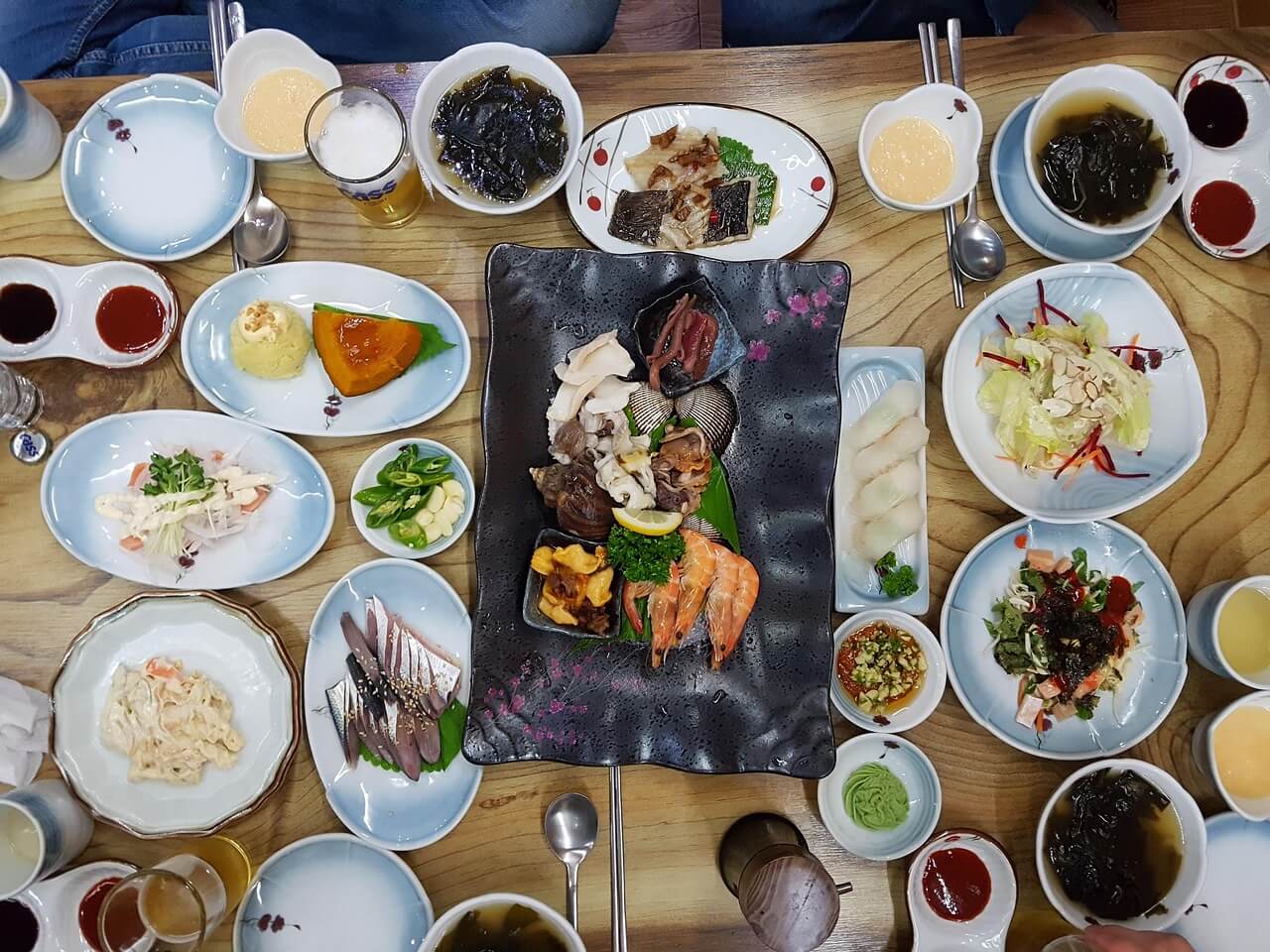 한식 한국밥상 사진