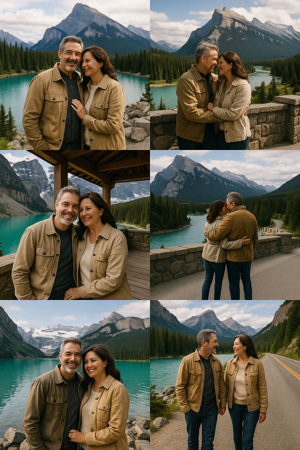 40대부부 캐나다여행 사진