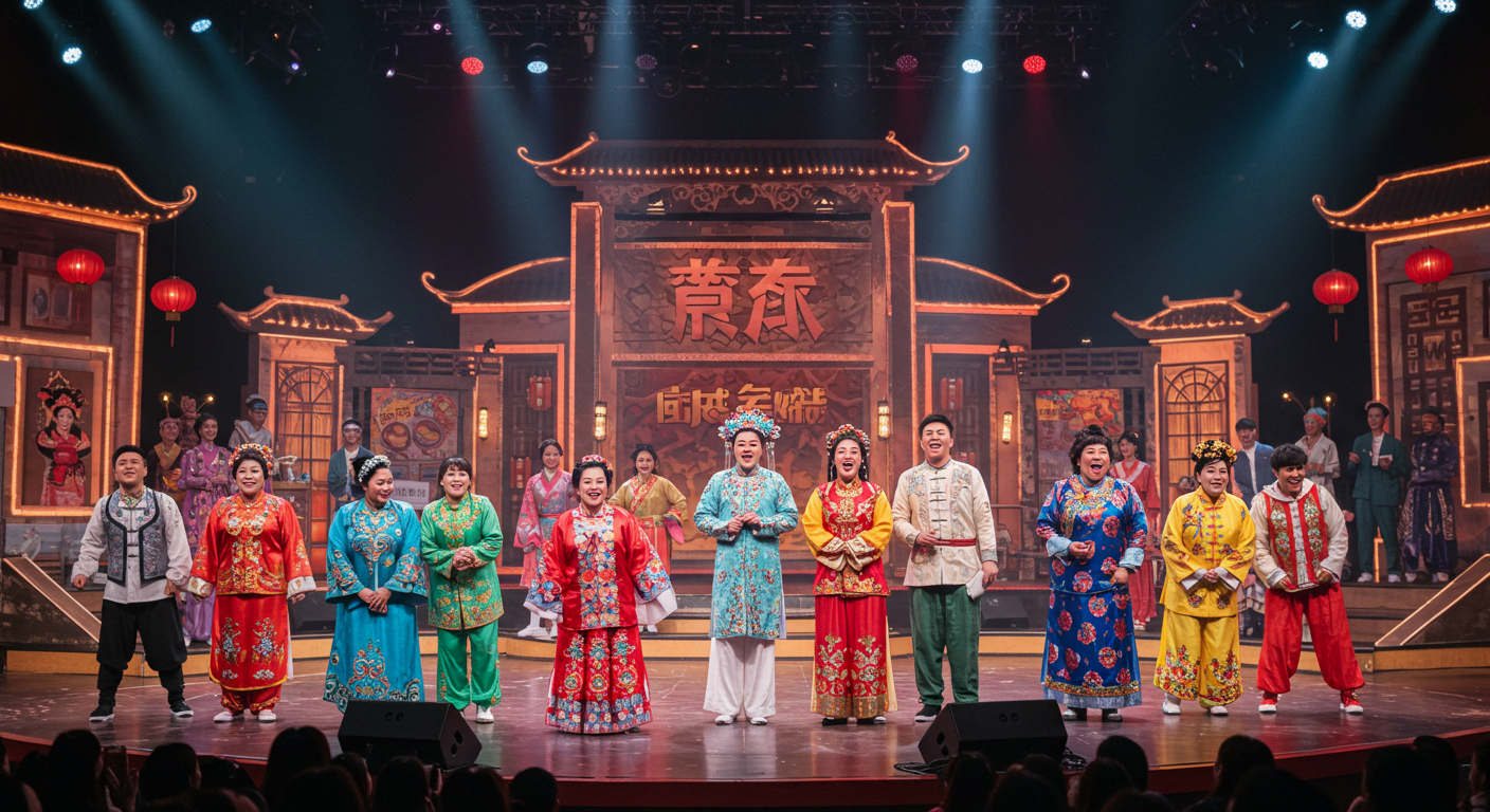 중국 만담과 현대 코미디쇼