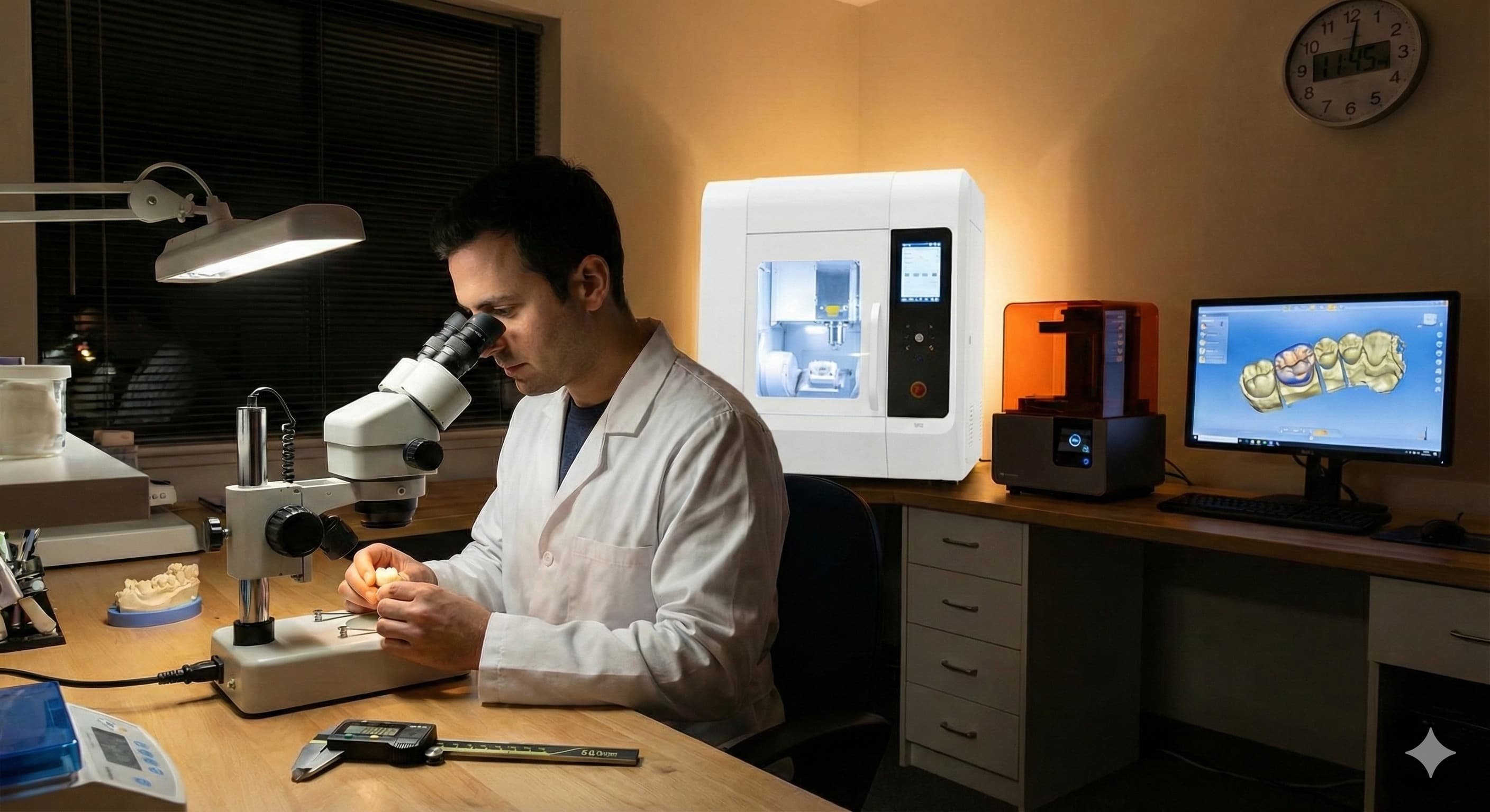 "치과 보철물, 왜 일주일이나 걸릴까?" 기공소의 24시간: 0.01mm 오차를 허용하지 않는 정성의 기록