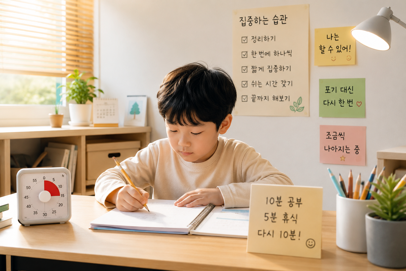 아이 집중력 키우는 법 (산만함, 몰입환경, 학습전략)