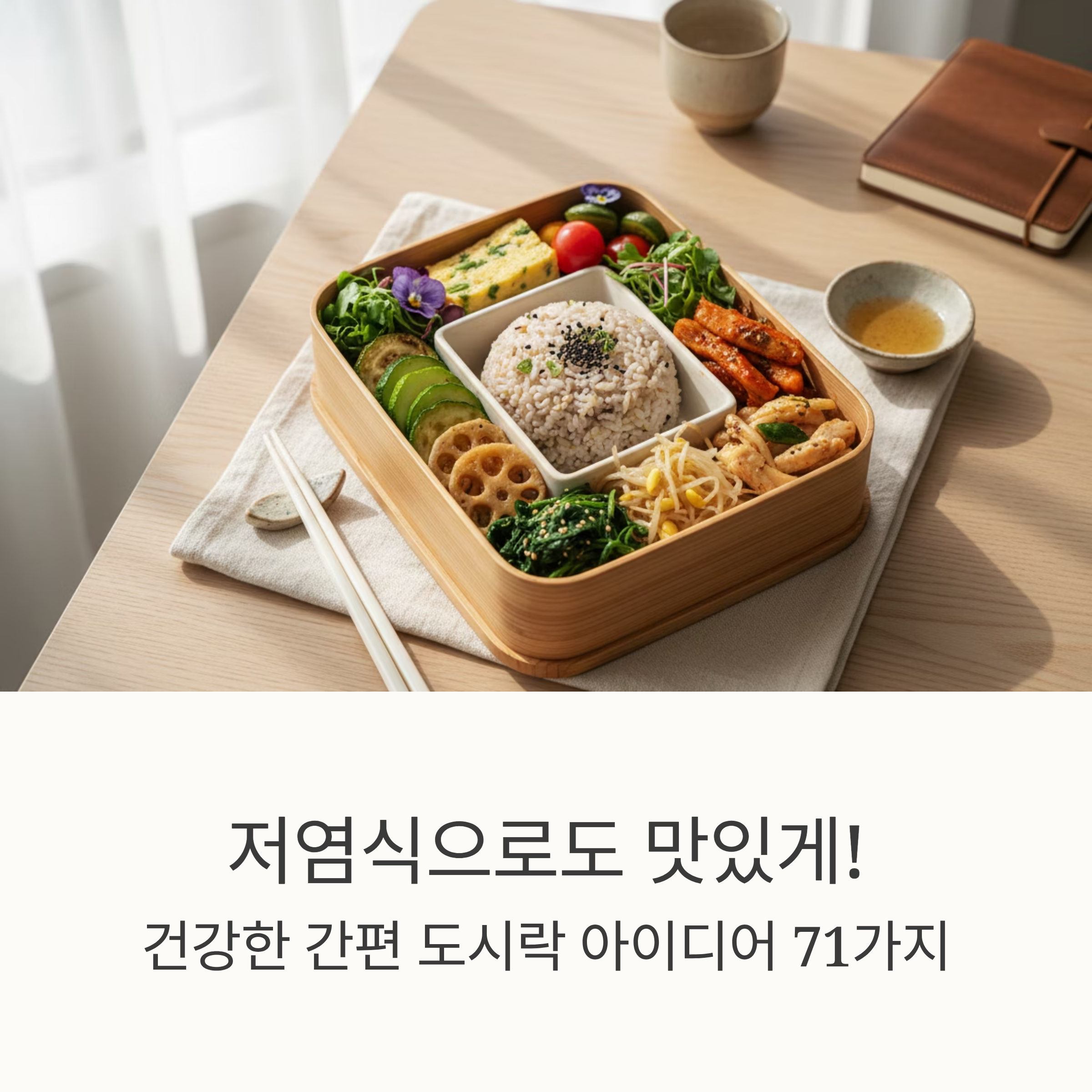 건강한 간편 도시락 아이디어 71가지