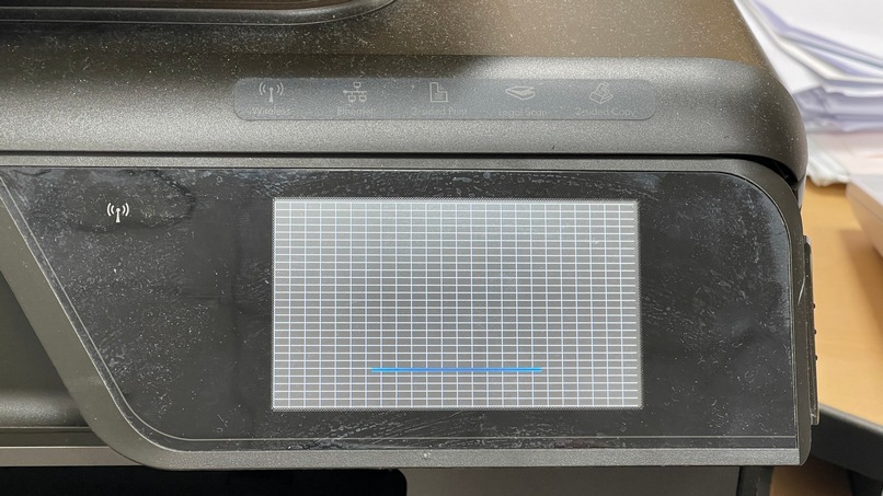 초기화 진행중 화면 사진