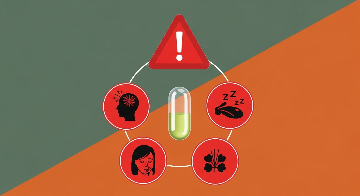 식물성 멜라토닌 부작용: 졸림, 두통부터 약물 상호작용까지 안전 가이드