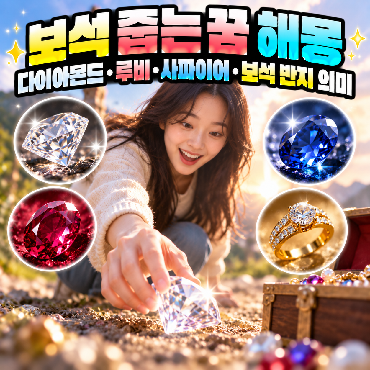 보석 줍는 꿈