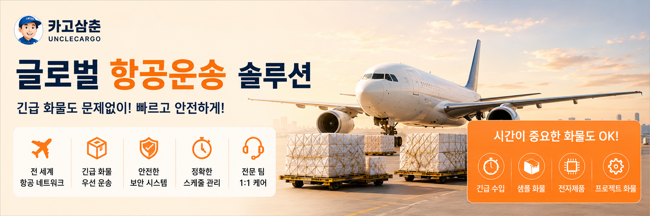글로벌 항공운송 포워딩 카고삼춘 바로가기