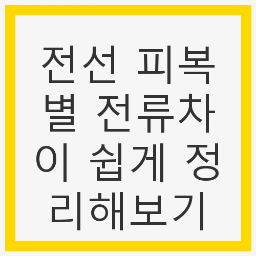 전선 피복의 중요성