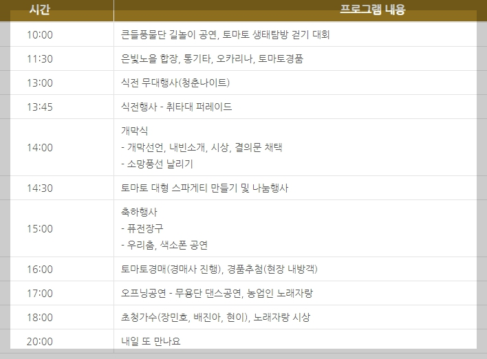 대저토마토 축제