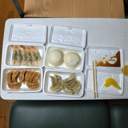 전설의 왕만두 길음점 포장구성