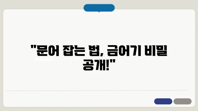 통영 문어 금어기
