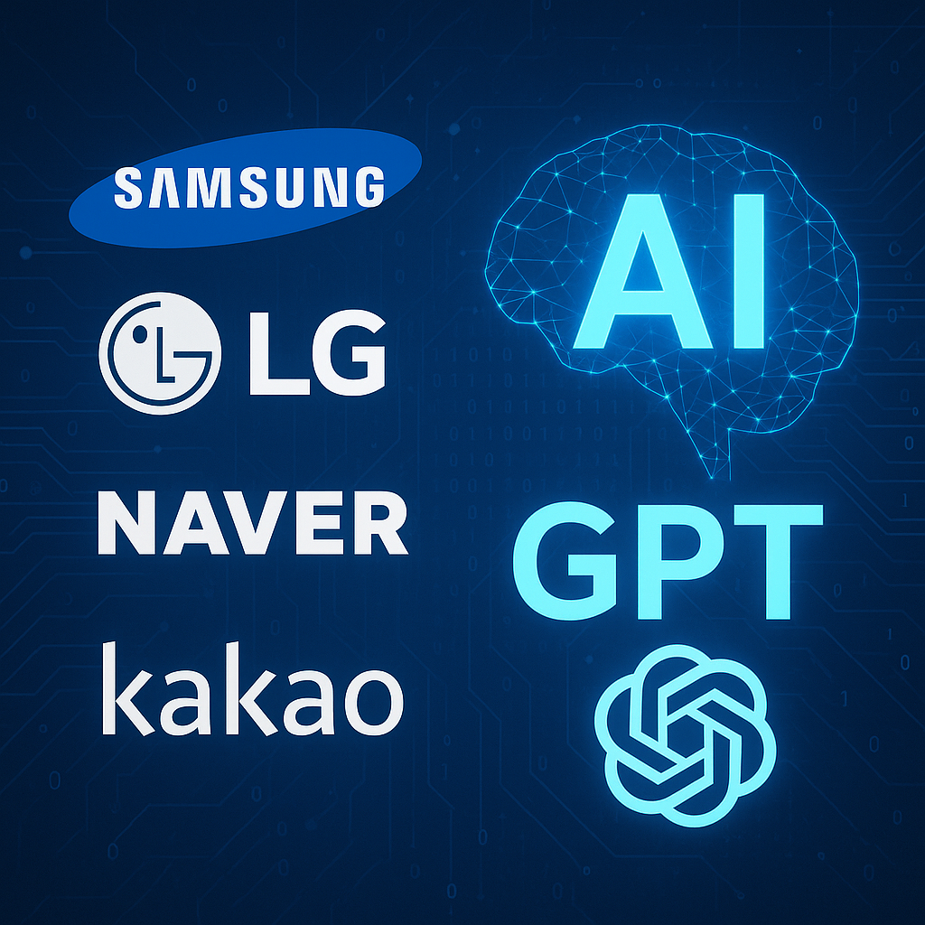 한국 IT 대기업 GPT 도입 최신 동향+삼성/LG/NAVER 실제 적용사례