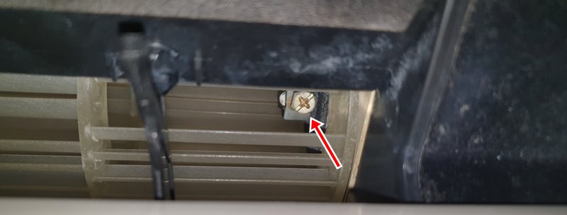 블로워팬 분리작업