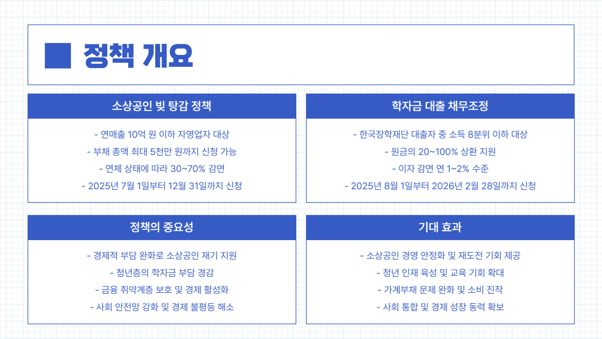 정책개요
