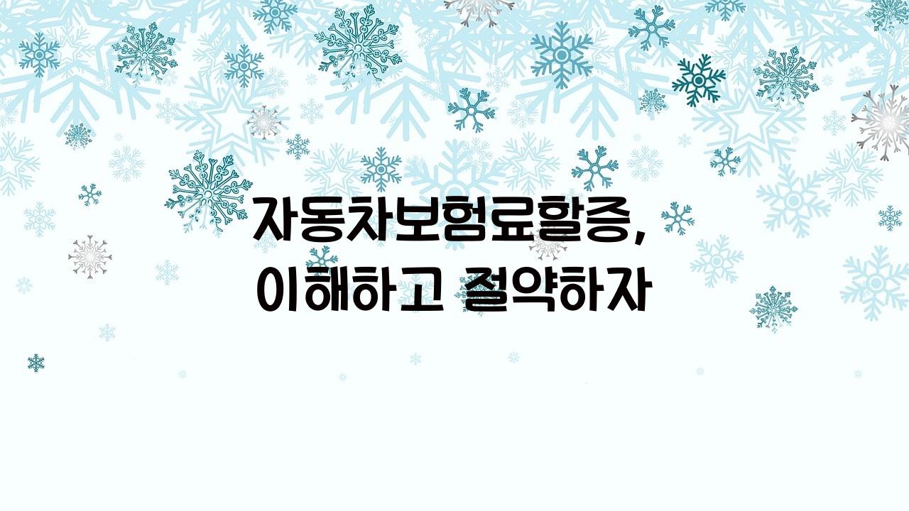 자동차보험료할증