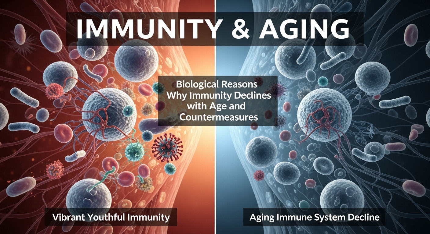 나이가 들수록 면역력이 떨어지는 생물학적 이유와 대응책