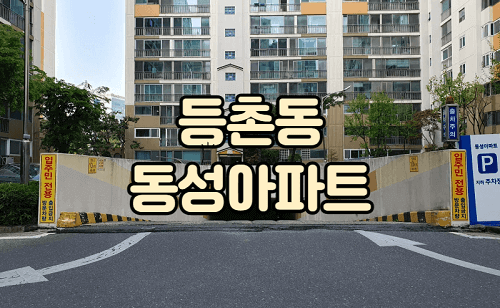 등촌동 동성아파트 주차장