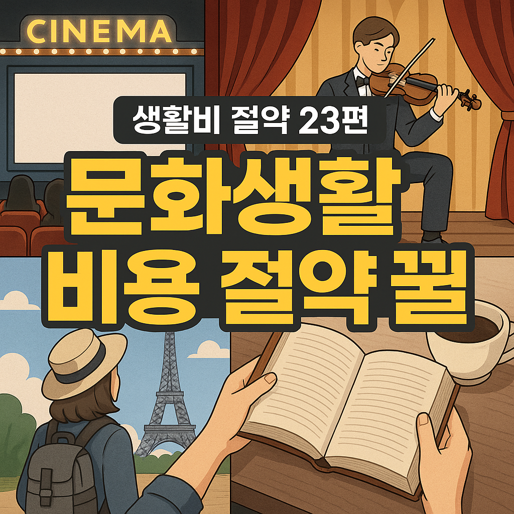 문화생활 절약