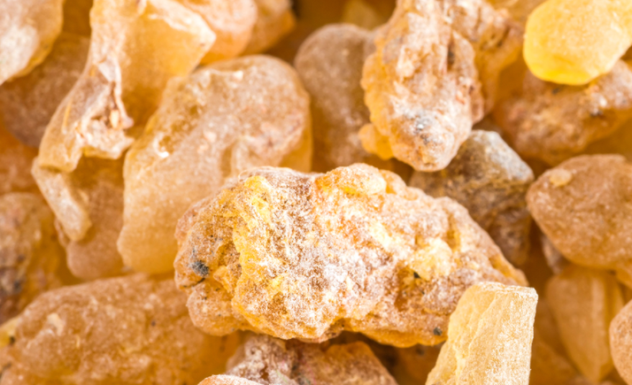 석영처럼 생긴 보스웰리아 모습