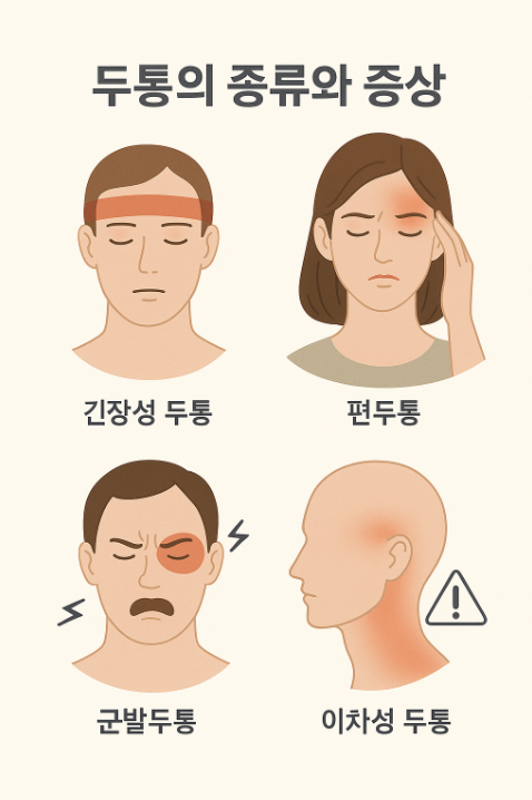 두통의 종류와 증상들 그리고 대처법