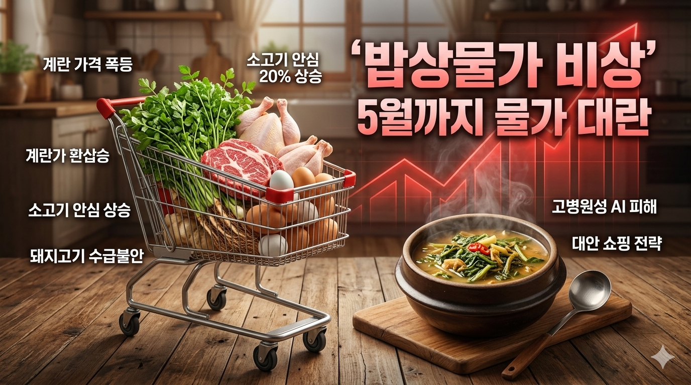 AI 발 계란 대란과 축산물 폭등... 5월까지 버티기