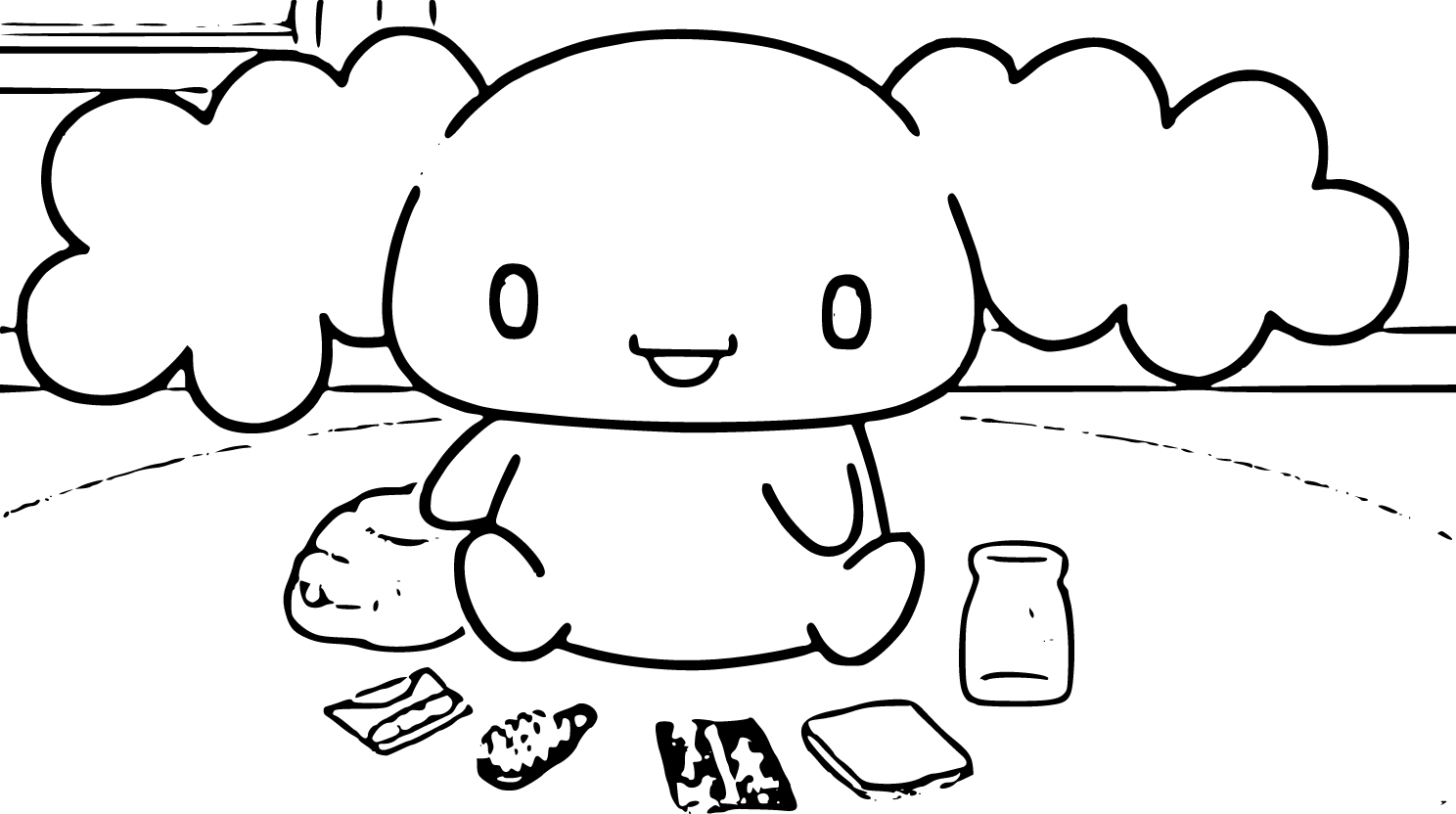 시나모롤 색칠공부