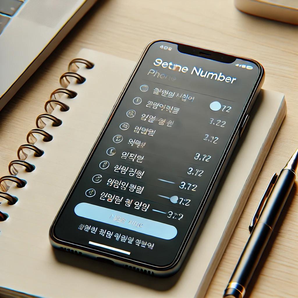 알뜰폰 전화번호 변경