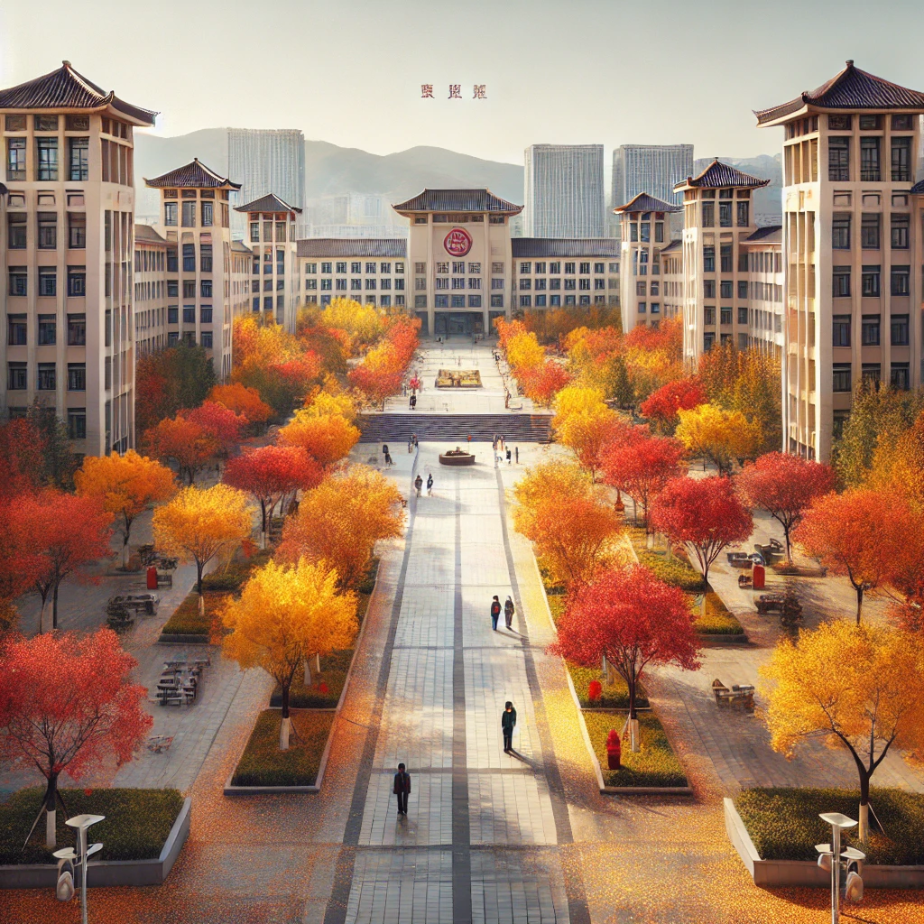 중국 연길 가을 여행 가이드의 모든것! - 2. 중국 연길 가을여행의 명소 추천 - 2.2 연변대학 캠퍼스(延边大学, Yanbian University) 중국 연길 가을 여행