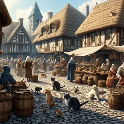 중세 유럽과 고양이