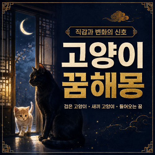 고양이_꿈해몽