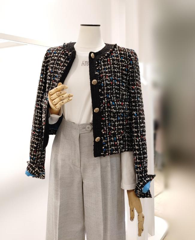 잇미샤 블록 트위드 자켓 ITN2WJK750B