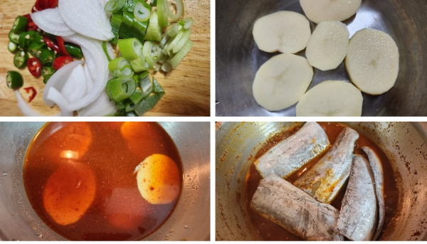 갈치 조림 만드는 순서