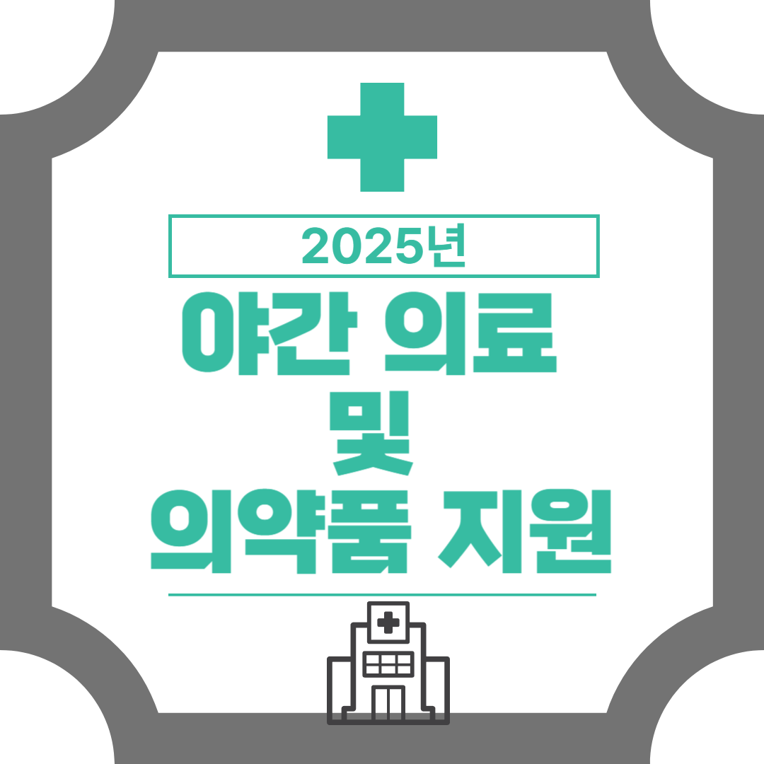 야간의료 및 의약품 지원