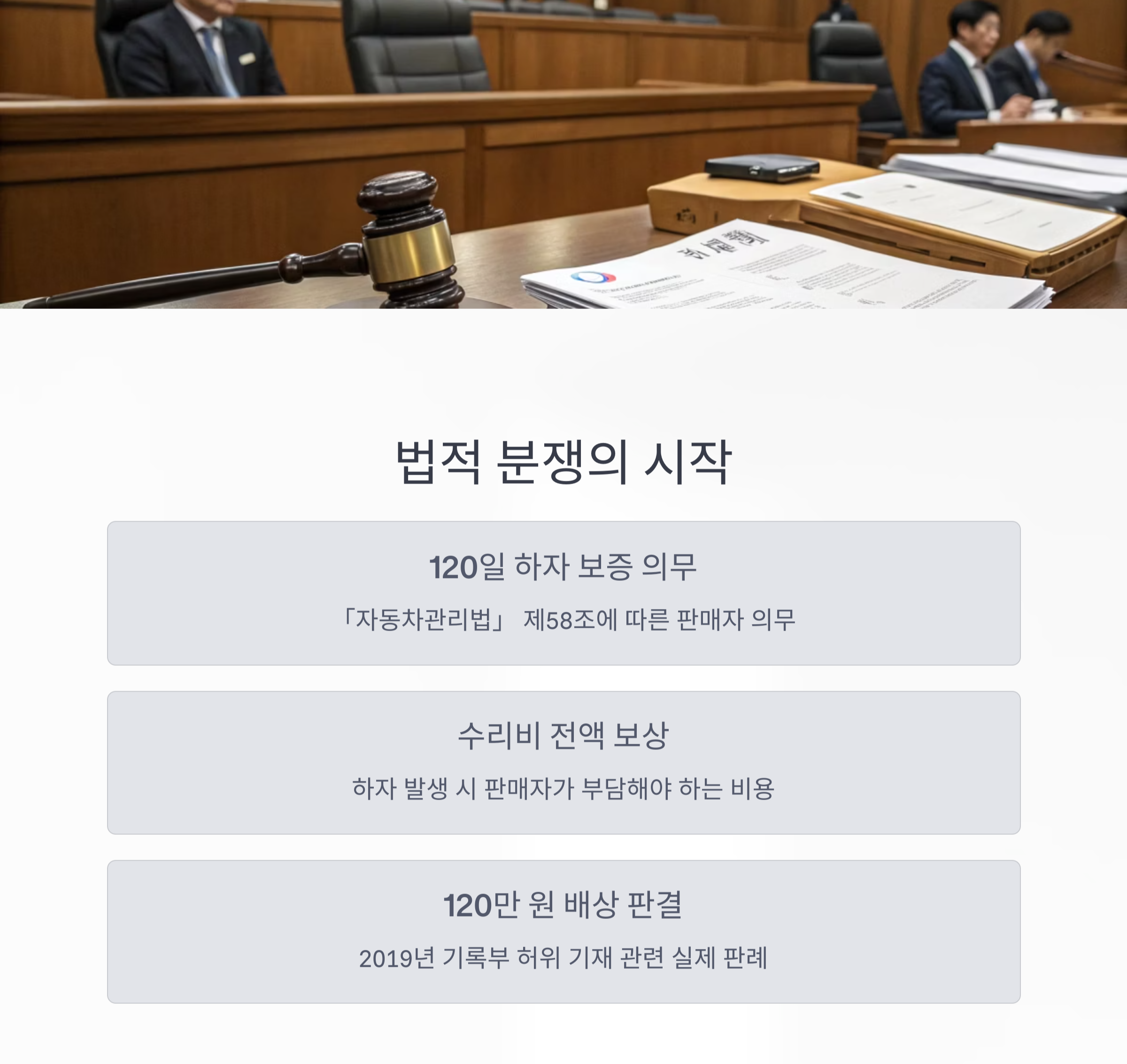 법적 분쟁의 씨앗: 성능기록 누락의 대가