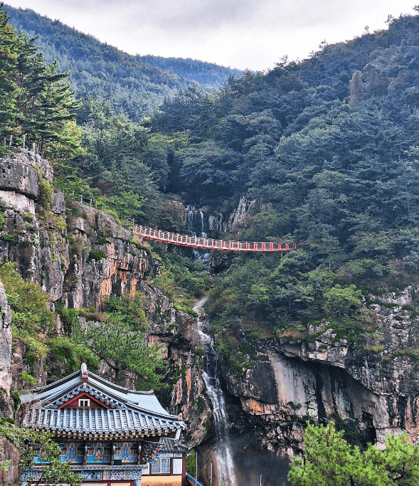 고성폭포암출렁다리